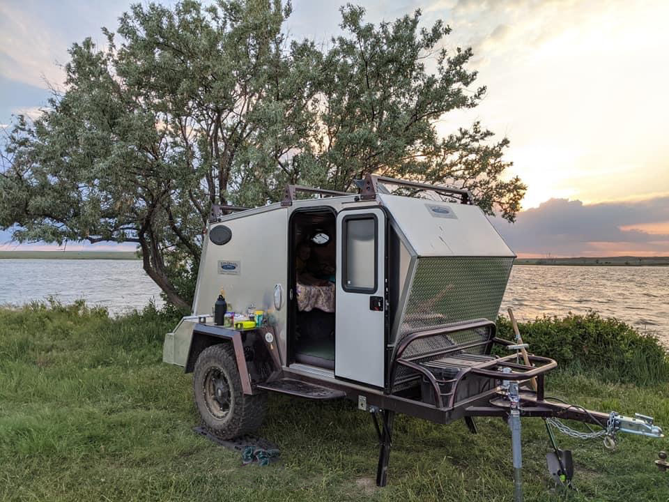 camping at petrolia lake winnett montana